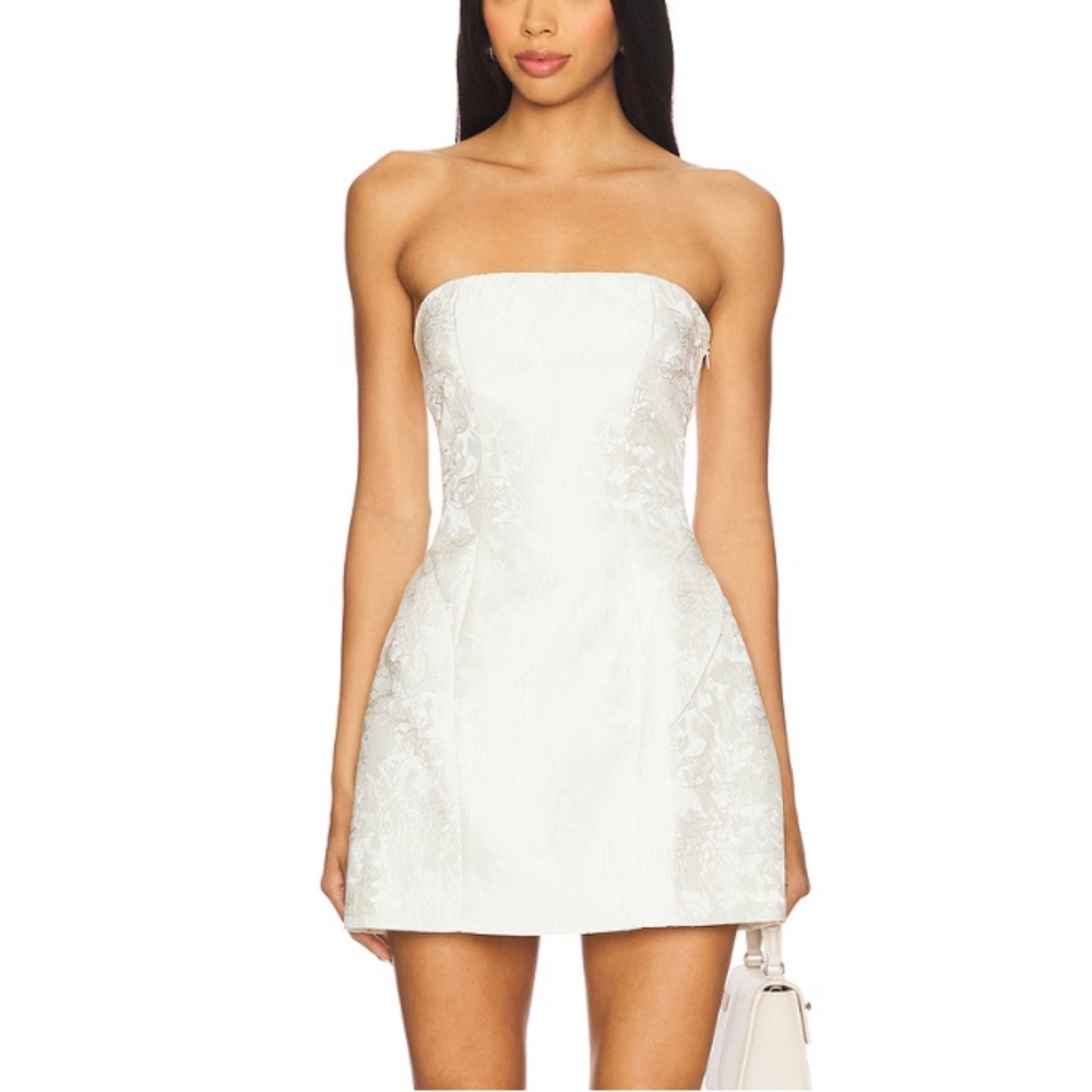 More To Come Chrissie Mini Dress in Ivory
